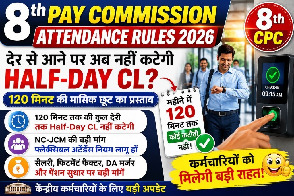 8th pay commission attendance rules
